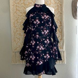 Beautiful Parker  embroidered mini dress